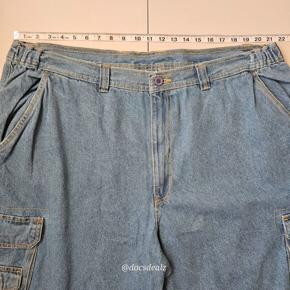 King Size Jean Cargo Shorts Men's Big And Tall 44 - Picture 4 of 7